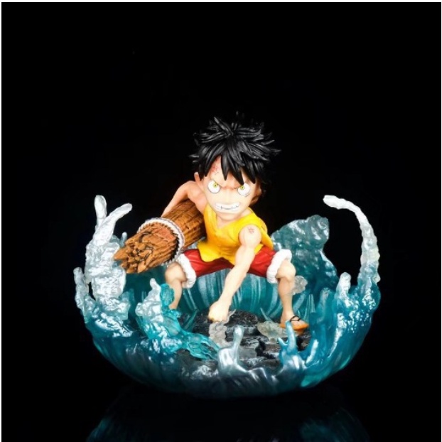 Mô hình One Piece Luffy Marine có LED siêu đẹp cao 8cm ,  tượng figure