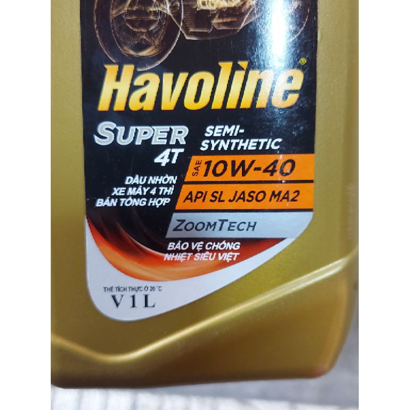 ( Dầu nhớt chính hãng )Nhớt Caltex Havoline Super 10W40