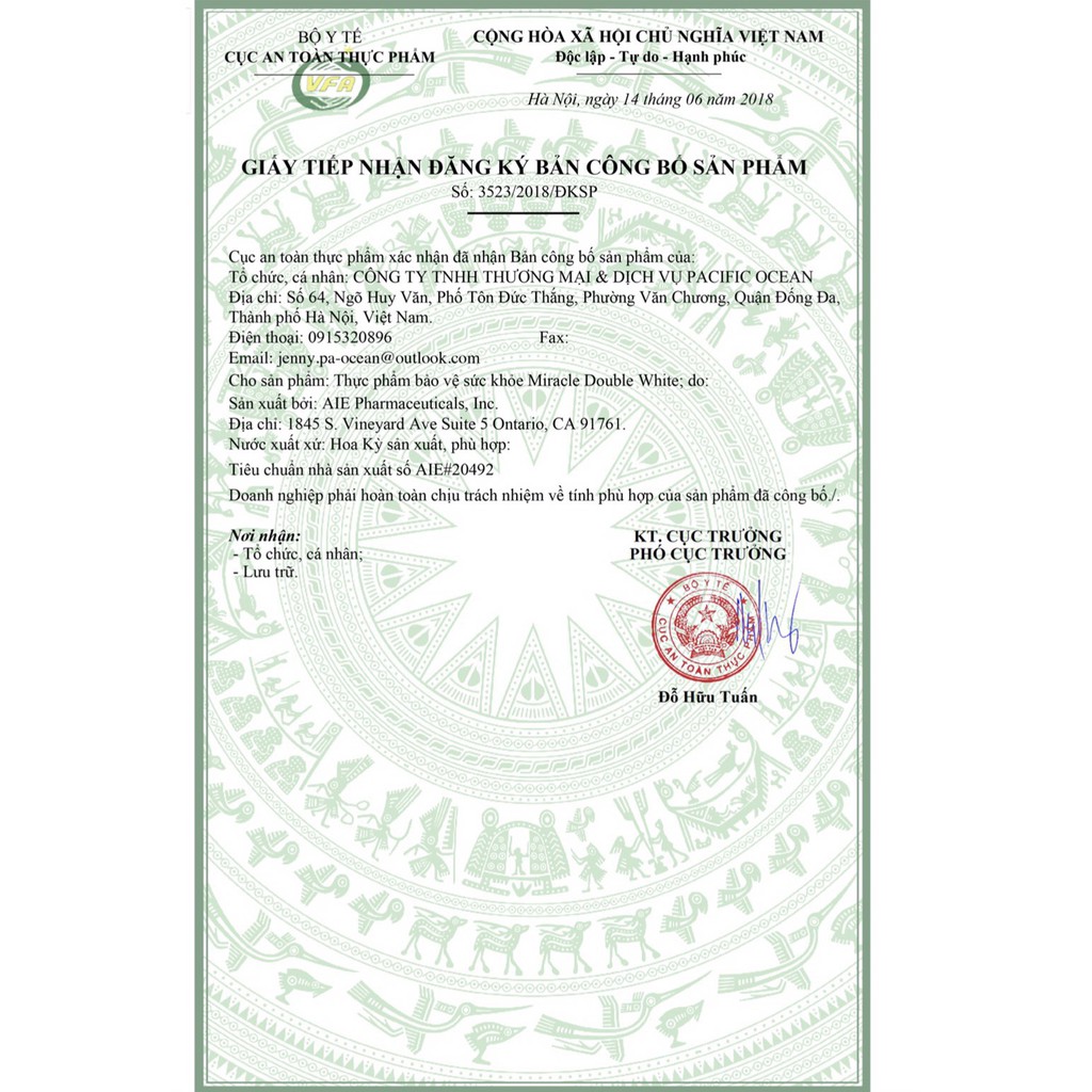 [CHÍNH HÃNG] Viên Uống Sáng Da Miracle Chống Nắng, Trắng Da, Giảm Thâm Nám Da, Nếp Nhăn lọ 60v | BigBuy360 - bigbuy360.vn