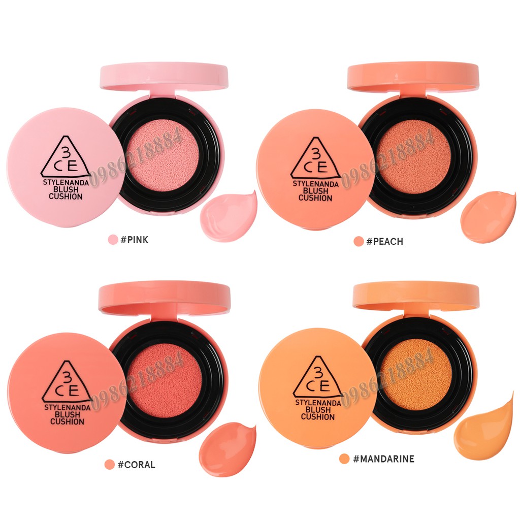 🌺  Mypham14  🌺  Má hồng nước Cushion 3CE Blush Cushion BC26 MLN14  🌺