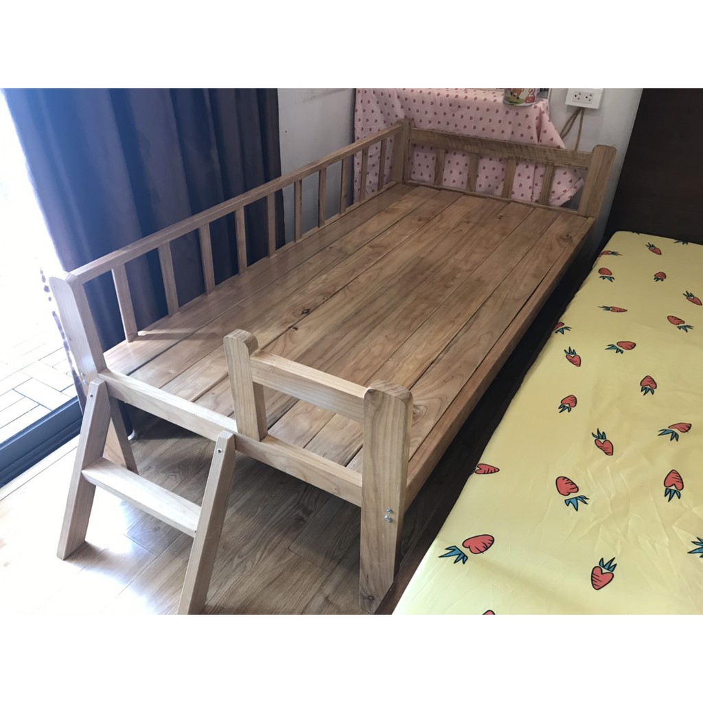 Giường Cho Bé Goldcat - Giường Áp Sát Giường Bố Mẹ Chất Liệu Gỗ Quế an toàn và tiện lợi