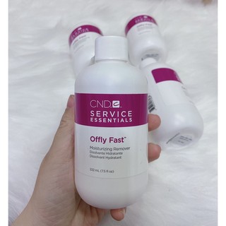 Dung dịch lau sơn dưỡng móng CND Offly Fast (222ml)