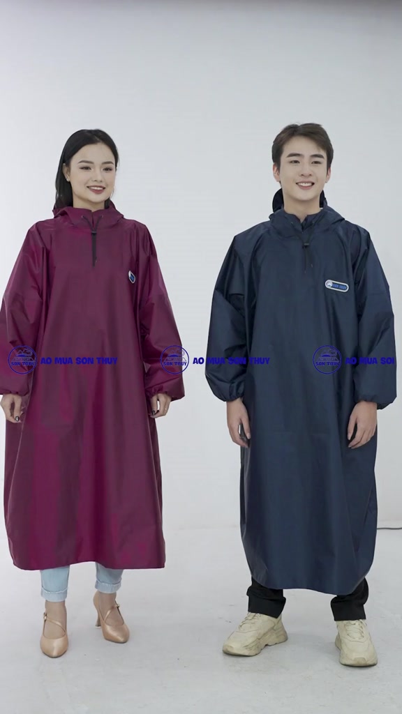 Áo mưa bít kín Sơn Thủy - áo mưa có tay vải dù vân tổ ong siêu nhẹ K7B ST3 | BigBuy360 - bigbuy360.vn