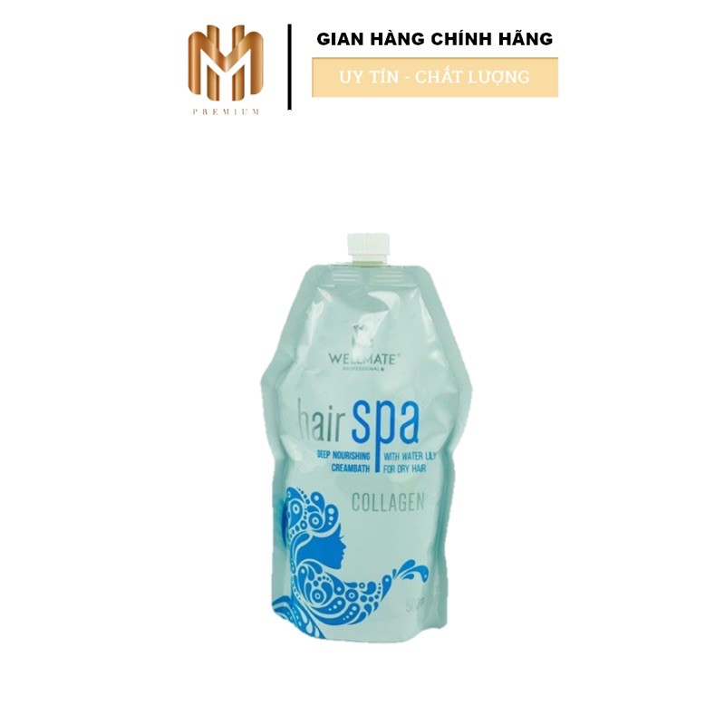 [HÀNG TỐT] KEM HẤP PHỤC HỒI WELLMATE HAIR SPA KERATIN 500ML