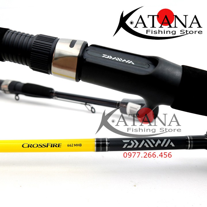 Cần Lure Daiwa CROSSFIRE Việt Nam Chính Hãng - Máy Đứng Máy Ngang