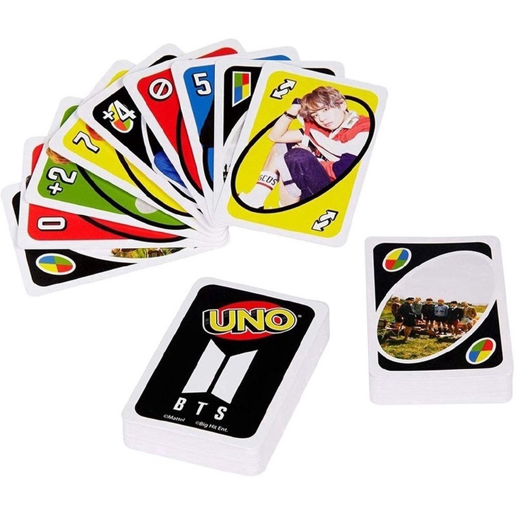 ❀Spot Hot❀ Trò chơi KPOP BTS UNO Bộ bài Uno loại giấy cứng Loại Xịn family Playing cards