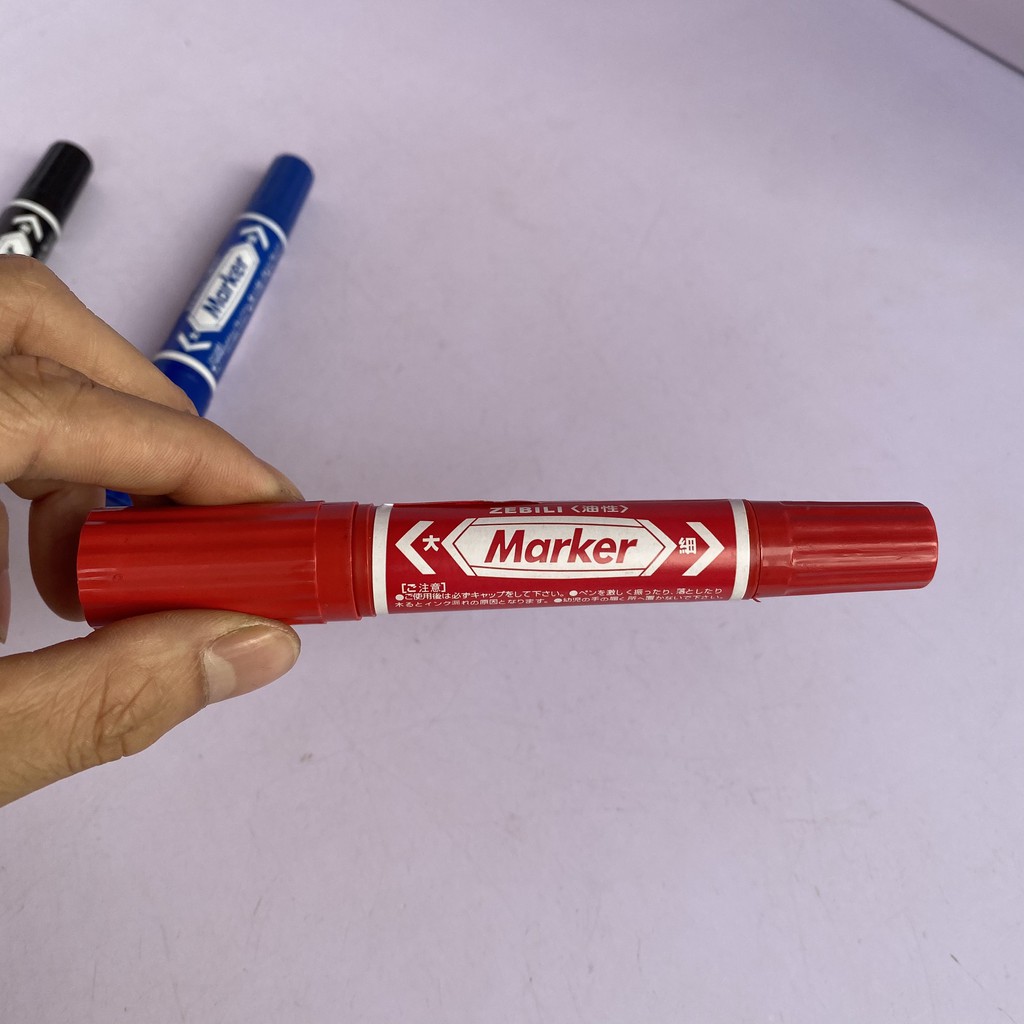 Bút lông dầu Marker 3 màu bút lông có thể đổ thêm khi hết mực - Kim Khí  Dung Anh