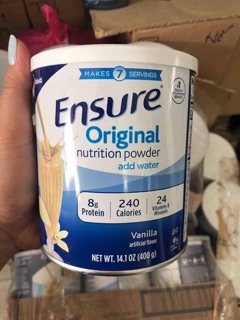 Sữa bột Ensure 400gr của Mỹ