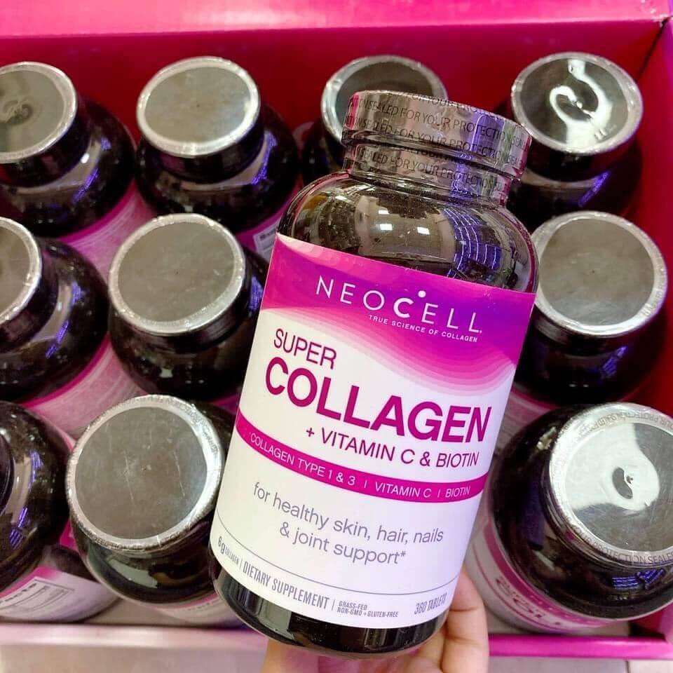 VIÊN UỐNG NEOCELL SUPER COLLAGEN + C BỔ SUNG THÊM 5.000mcg BIOTIN 360 viên