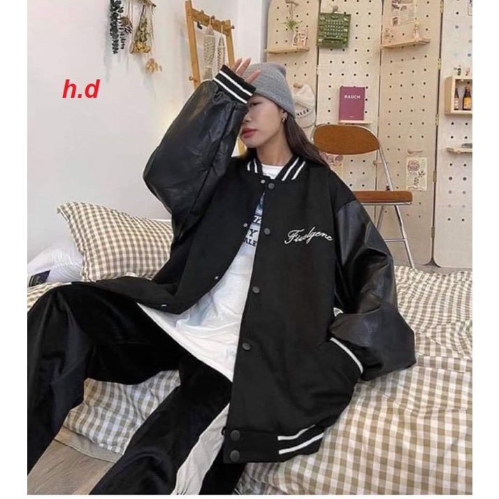 Áo bomber bóng vòng tròn TH6