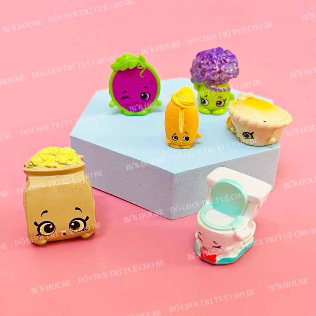 Đồ chơi Shopkins đáng yêu, mô phỏng đồ ăn vật dụng gia đình