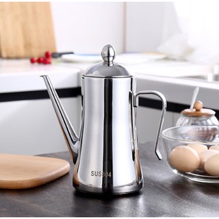 bình đựng dầu ăn inox 304 đa năng màu sắc tự nhiên chống gỉ an toàn sức khỏe LaMaison Décor