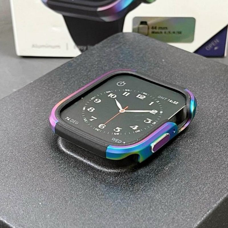 Wiwu Defense Armor Case cho Apple Watch Series 6 / Series 5 / Series 4 / SE ,  ốp chống sốc viền thép cao cấp