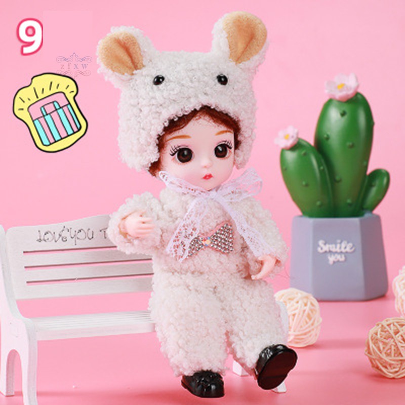 Bộ Đồ Chơi Búp Bê Xinh Xắn 17cm