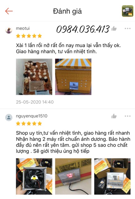 Máy ấp trứng Ánh Dương P100 🐣 BẢO HÀNH CHÍNH HÃNG 12 THÁNG🐣  Máy ấp mini đảo tay, lắp ráp vào thùng xốp