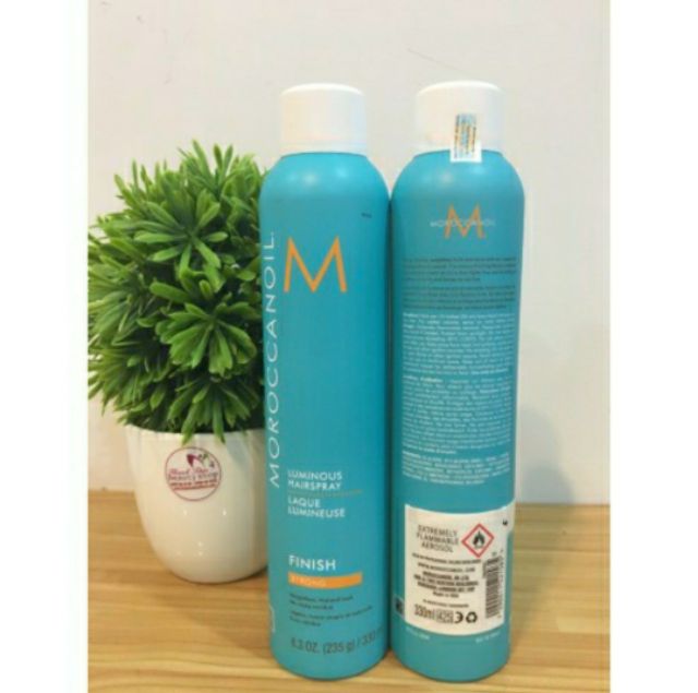 Gôm xịt giữ nếp linh hoạt cao cấp Moroccanoil Luminous Hairspray 330ml