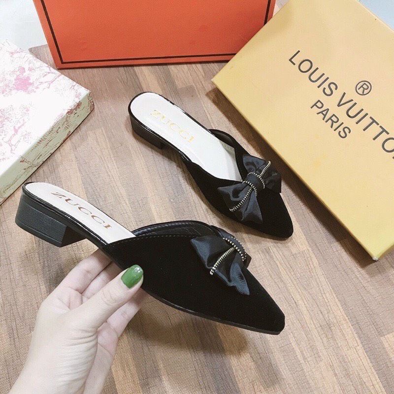  giầy sục nơ chất nỉ siêu mềm siêu hót!