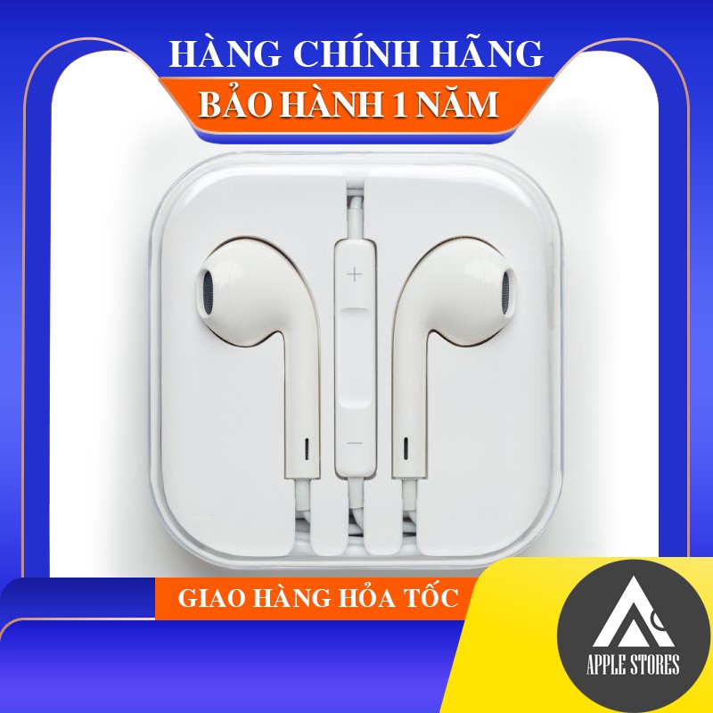 Tai nghe IPhon 6 6s plus chính hãng chân tròn 3.5mm tương thích với các dòng IPhon 5 5s 6 6s 6 plus 6s plus