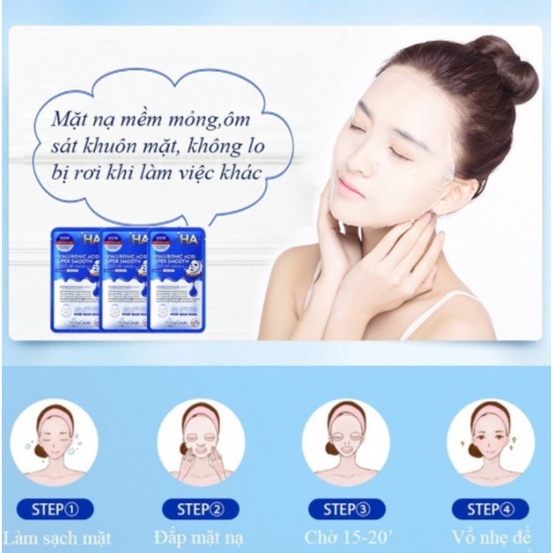 Mặt Nạ HA Maycreate Dưỡng Ẩm Trắng Da Mẫu Mới Xanh Hoặc Tím Lẻ 1 Miếng | BigBuy360 - bigbuy360.vn
