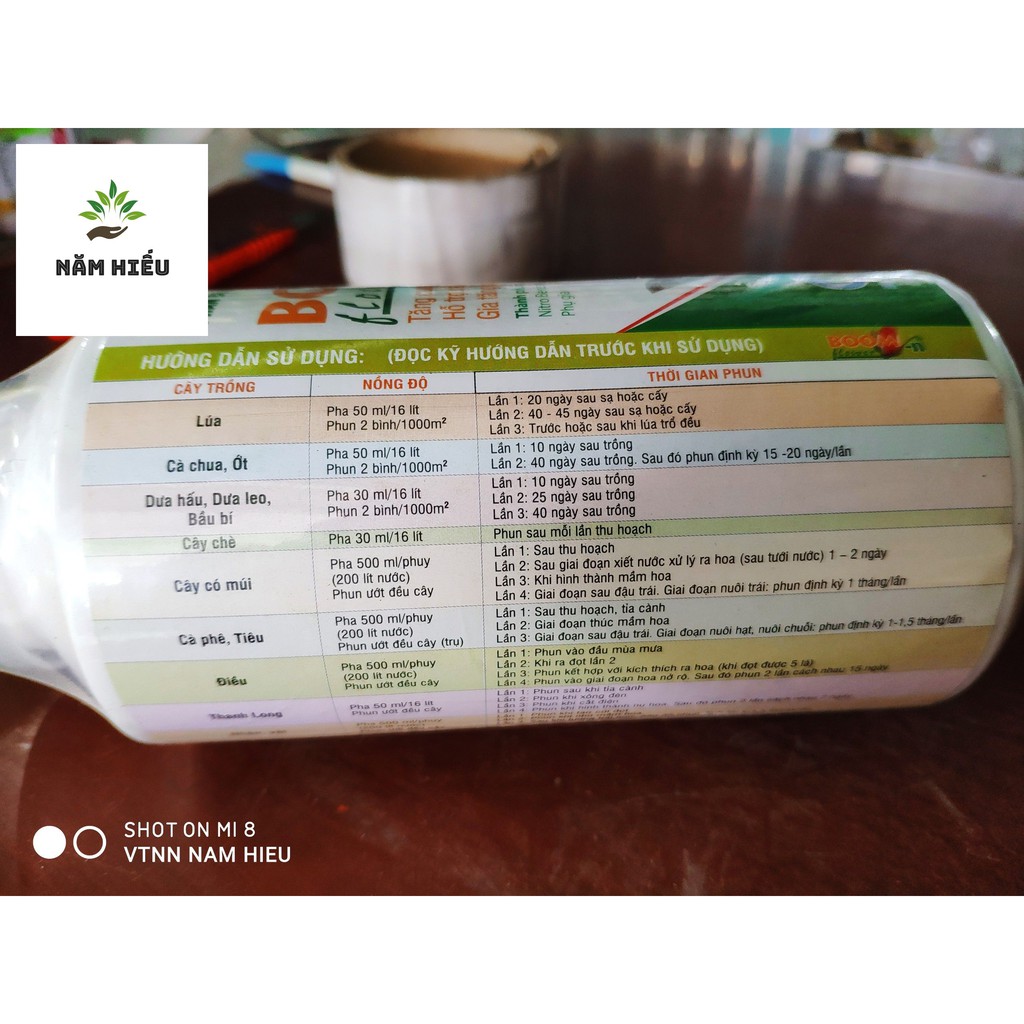 Phân bón lá cao cấp BOOM n Flower 500ml  - HÀNG CHÍNH HÃNG