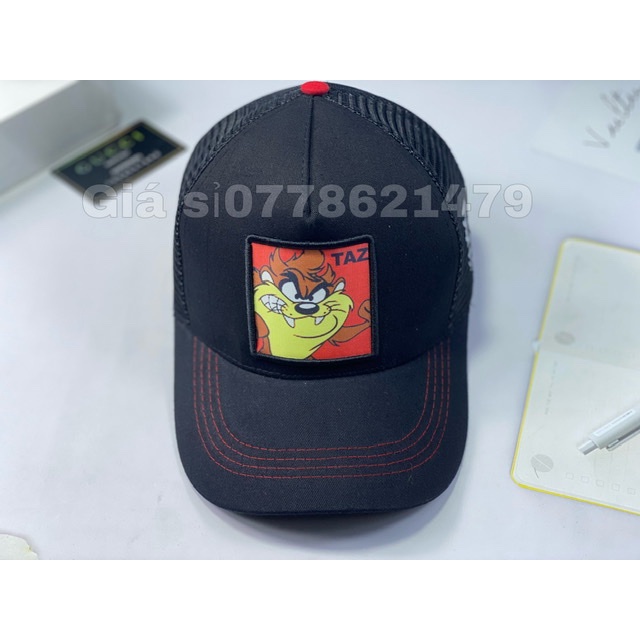 Mũ kết lưỡi trai phối lưỡi logo vuông hoặc hình - nón kết thời trang trẻ