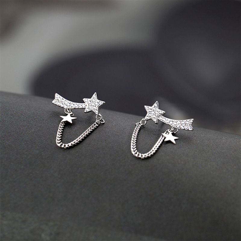 Bông Tai Ngôi Sao Đính Đá Đơn Giản Thời Trang 2022