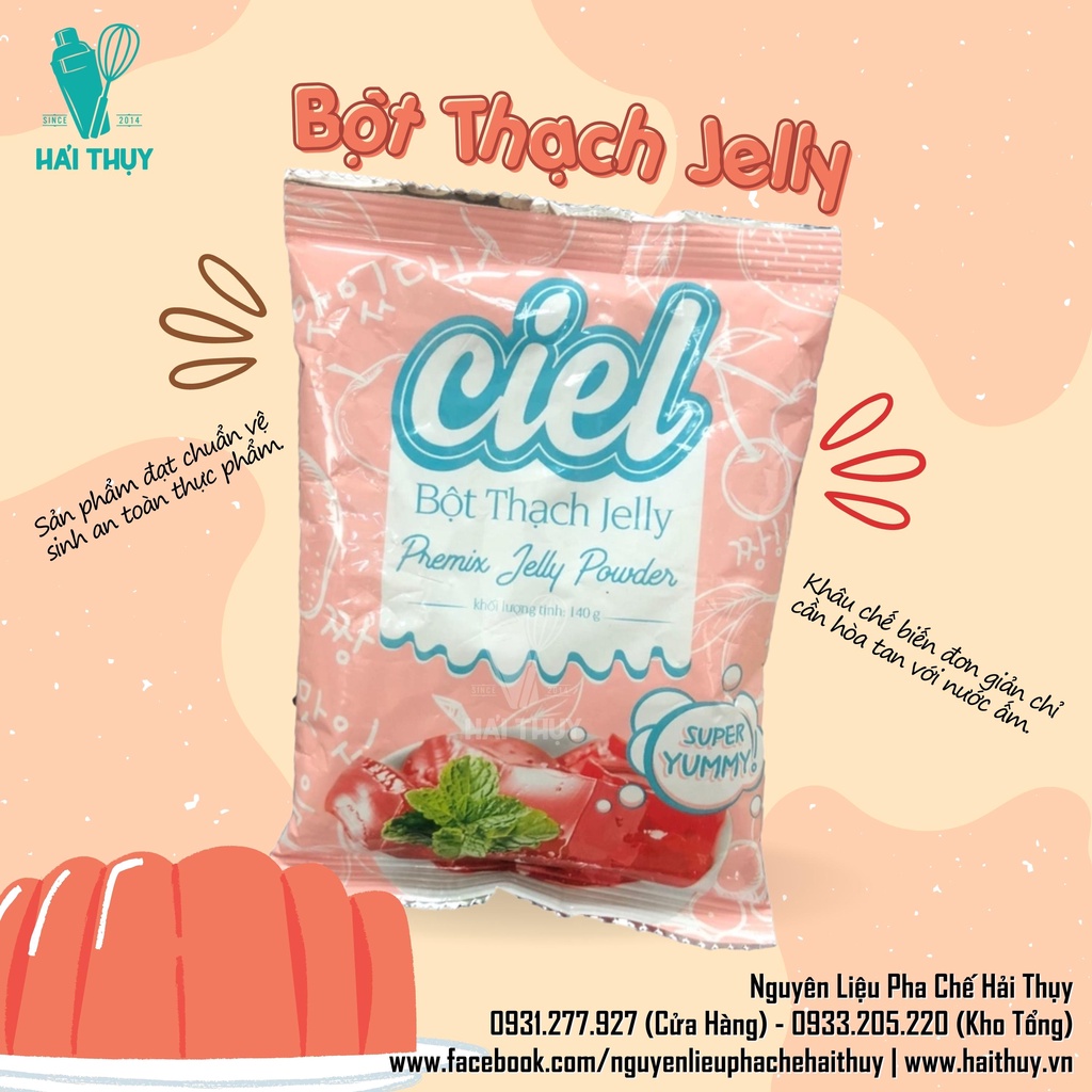 Bột thạch Jelly Ciel - Gói 140gr