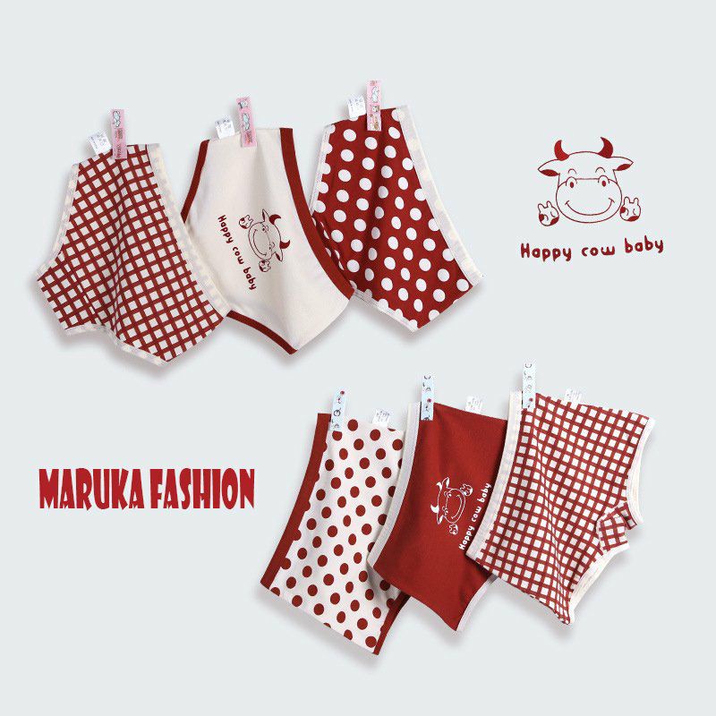 QUẦN CHÍP CHO BÉ cotton loại 1, CHIP ĐÙI BÉ GÁI SIÊU DỄ THƯƠNG TỪ 6-44KG**Maruka Fashion