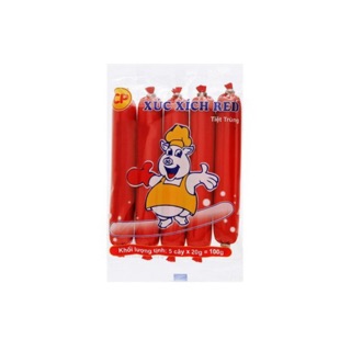 Combo 10 gói xúc xích tiệt trùng heo 100g