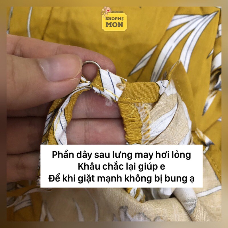 Váy Lanh Lụa 2 Dây Siêu Mát ( Bầu To Mặc Được) Hàng Nhập Quảng Châu