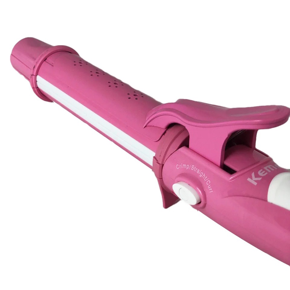 Máy Uốn, Duỗi, Bấm Tóc 3 Trong 1 Kemei Km - 987