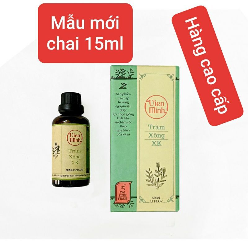 Tràm Xông XK Viên Minh 15ml 50ml HÀNG CHUẨN