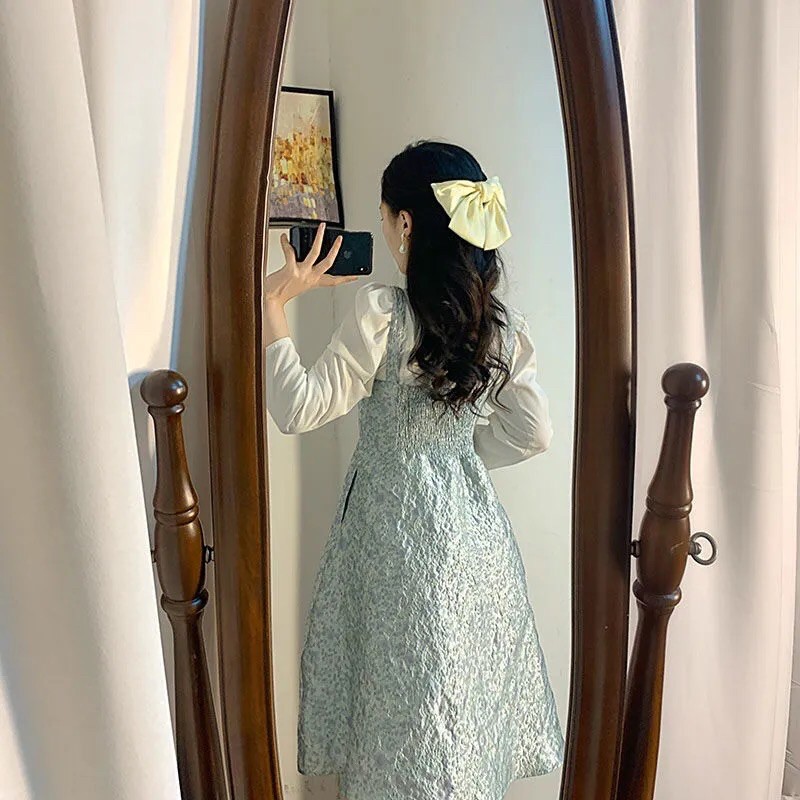 Set váy retro tiểu thư