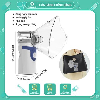 Máy khí dung cầm tay vệ sinh mũi họng GICO, máy dung khí cầm tay cho người hen suyễn