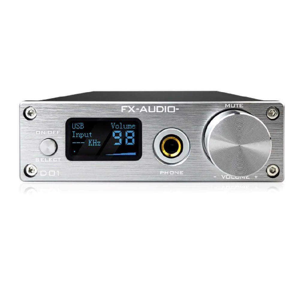 Bộ giải mã DAC FX audio D01 32bit Bluetooth - bản nâng cấp hoàn hảo của X7