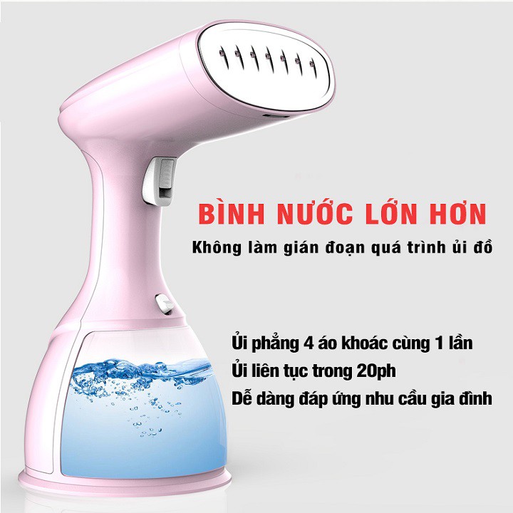 Bàn Là ỦI Hơi Nước Cầm Tay Changhong Bàn Là Hơi Nước Là Phẳng Mọi Chất Vải Chế Độ Làm Nóng Thông Minh  Công Suất 1500W