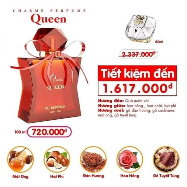 Nước hoa nữ Queen - NGỌT NGÀO VÀ GỢI CẢM