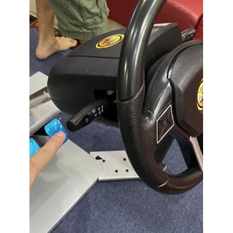 Vô lăng game Victor 2 Chân đế to chắc chắn quay 1080 Kèm Cần Số 5 số 1 số lùi, chân ga, côn, phanh Tập lái xe - học lái