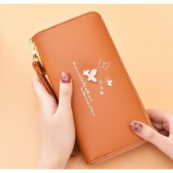 Ví nữ cầm tay hai ngăn Butterfly giá rẻ VBB125