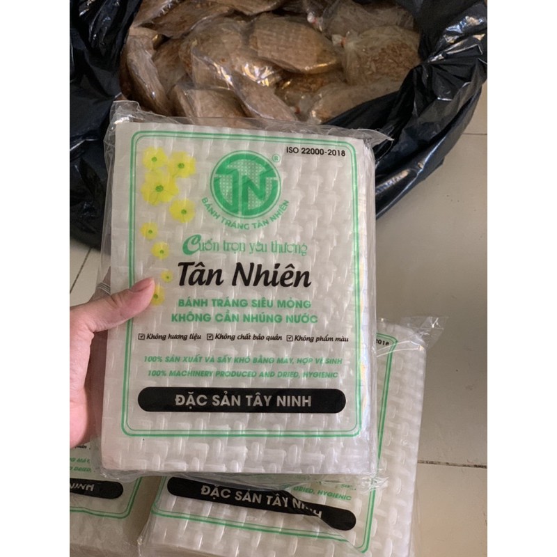 [Mã 77FMCGSALE1 giảm 10% đơn 250K] Bánh tráng vuông mềm mỏng TÂN NHIÊN cuốn rau thịt cực ngon ( Loại mỏng ngon) | BigBuy360 - bigbuy360.vn