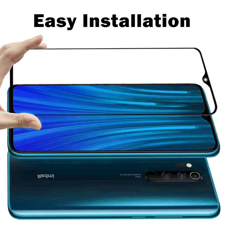 Kính Cường Lực Toàn Màn Hình Dành Cho Xiaomi Redmi Note 9 Pro Max Note 9s Note 8 7 Pro 7s Red Mi8 8a 7a Y3