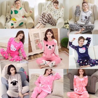 SET ĐỒ BỘ LÔNG NHUNG CUTE MỀM MỊN, ẤM ÁP