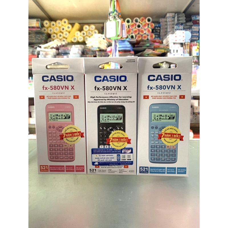 Máy tính Casio fx-580 bảo hành 7 năm (chính hãng 100%)