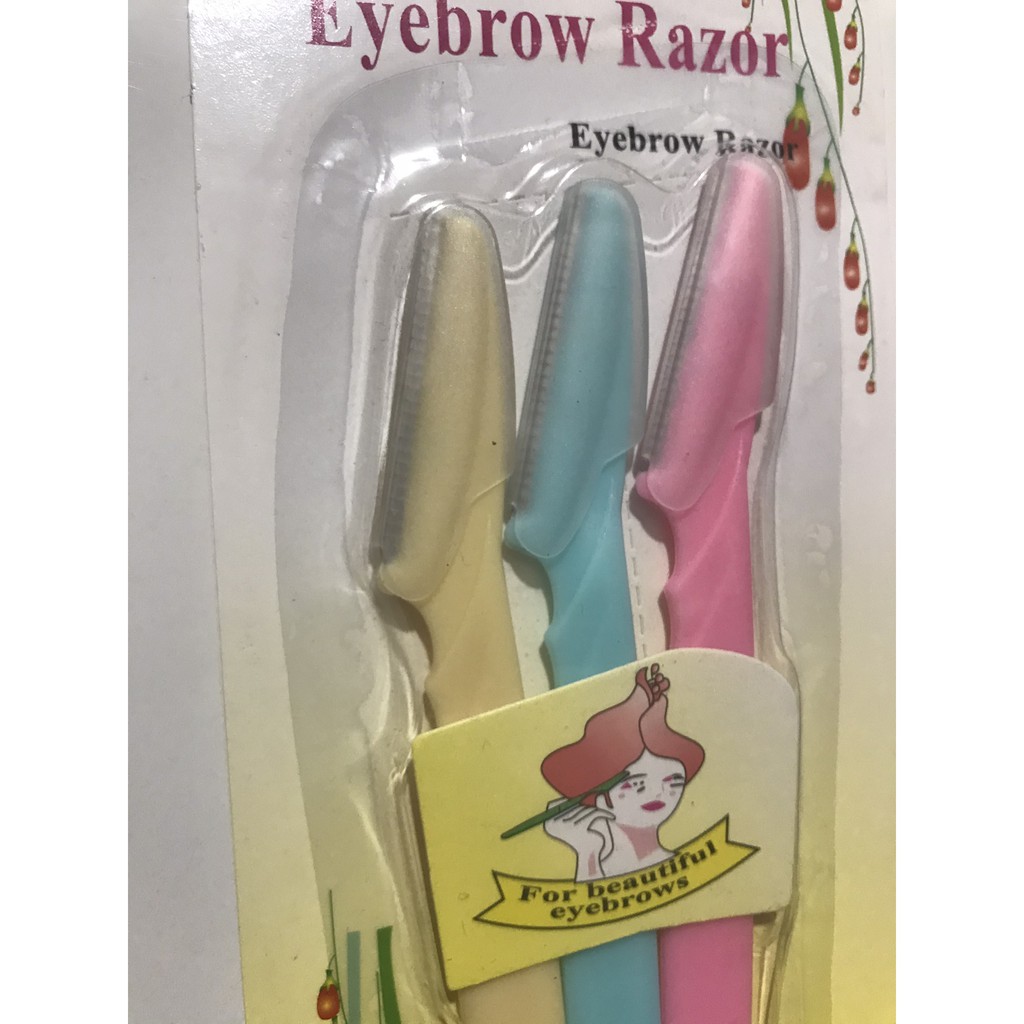 [HÀNG CÓ SẴN]]Combo 3 cây dao tỉa(cạo) lông mày Eyebrow Razor