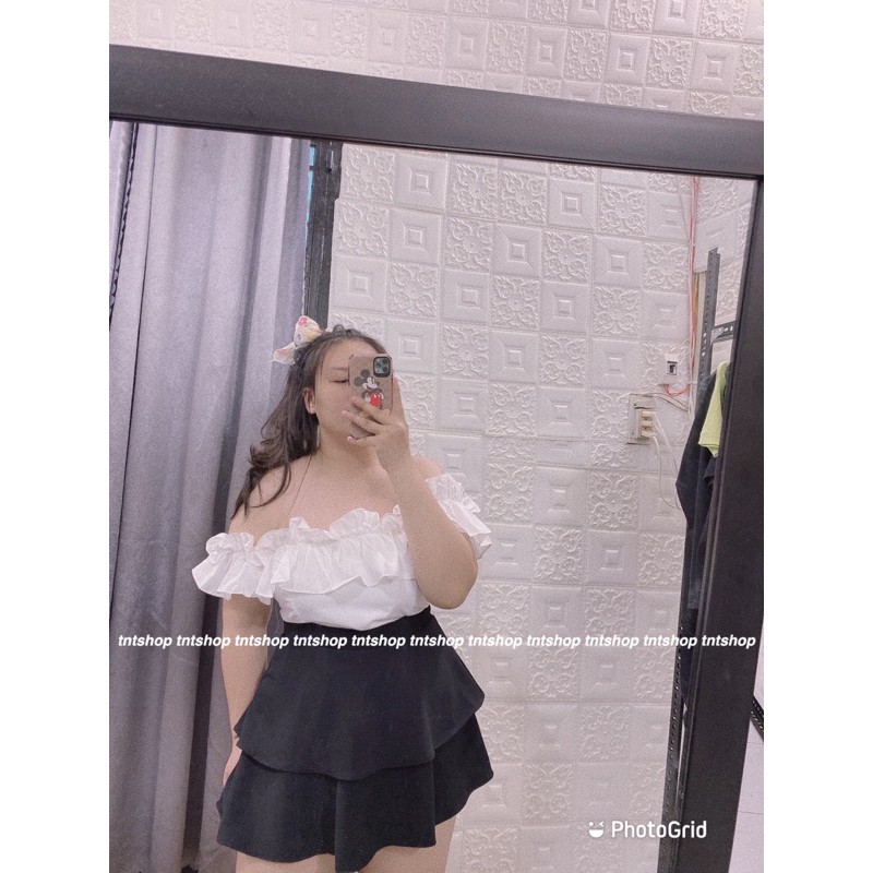 [Mã WASKT304 giảm 15% tối đa 30K đơn 99K] ÁO CROPTOP BẸC VAI BIGSIZE 60-90kg | BigBuy360 - bigbuy360.vn