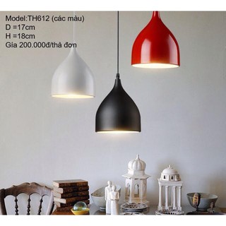 Đèn thả chao nhôm TH612( bóng led 5w)