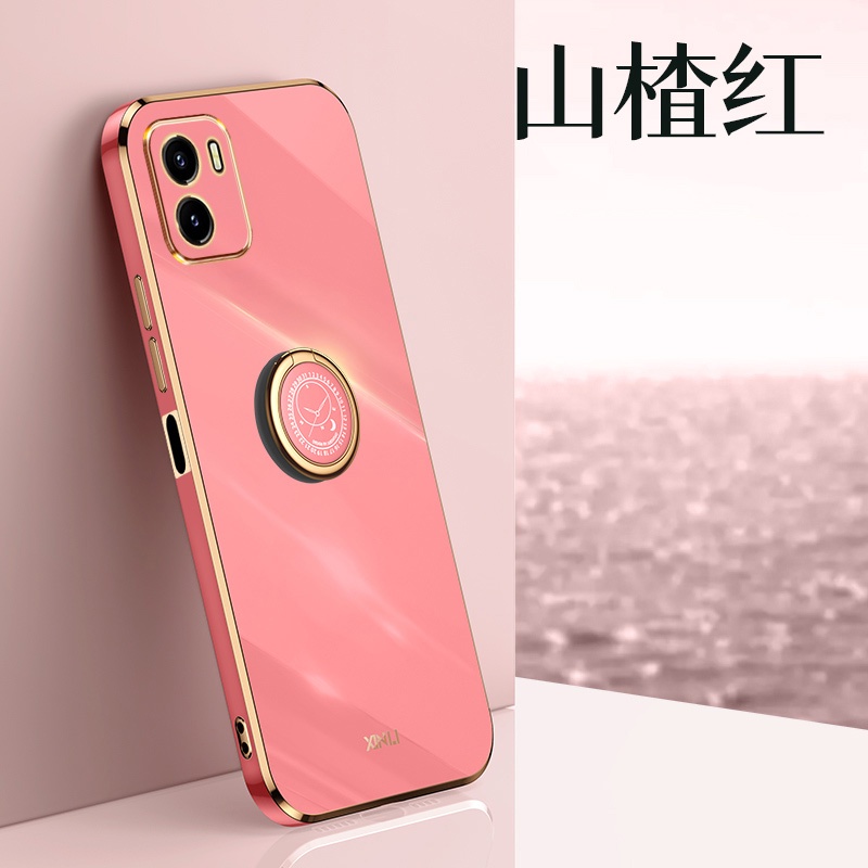 Ốp Điện Thoại Silicon Mềm Chống Sốc Kèm Giá Đỡ Dành Cho vivo y15s vivo y15a