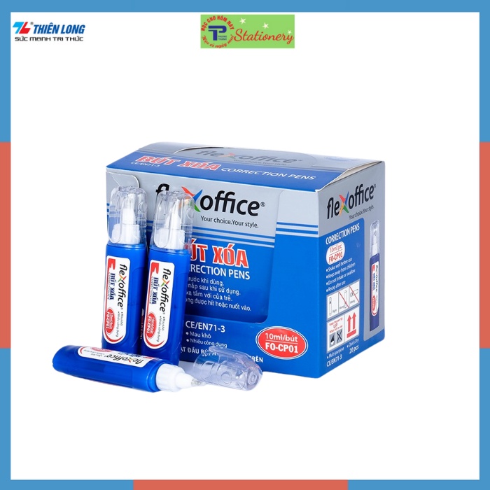 Bút xóa nước Flexoffice CP01, viết Xóa Nước Thiên Long hàng chính hãng