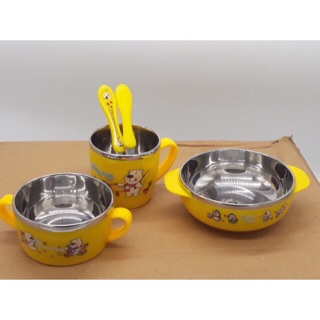 Bộ bát thìa inox 304 cho bé