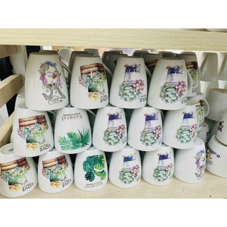 Cốc uống nước,uống trà gốm sứ Bát Tràng 250ml ( Dáng Thóp )